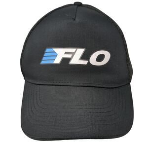 Flo Snapback Hat Black One Size Adjustable Embroidered Headsweats